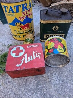 Retro plechovky