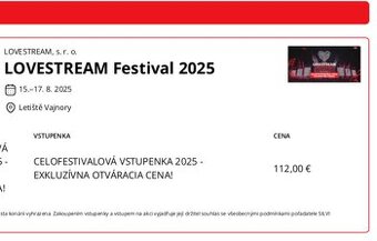 Lovestream 2025