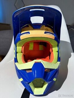 Dětská helma MX na motorku Fox Yth V1 Oktiv Helmet, Ece Blue