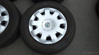 Zánovní zimní kola 15" 5x112 ET47 Škoda Octavia 2