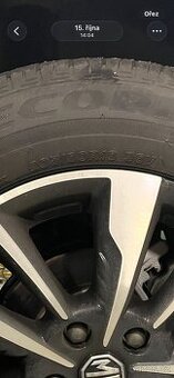 Zánovní ALU kola MG5 – Sada 4ks – Najeto 500 km Doprava ZDA