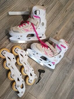 Dívčí dámské brusle 2v1 Tempish 37-40