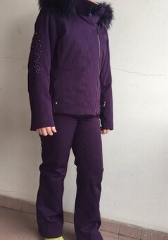 Luxusní lyžařská souprava Spyder s kamínky Swarovski vel. 40