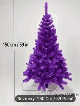 Nový umělý vánoční stromek,  150 cm