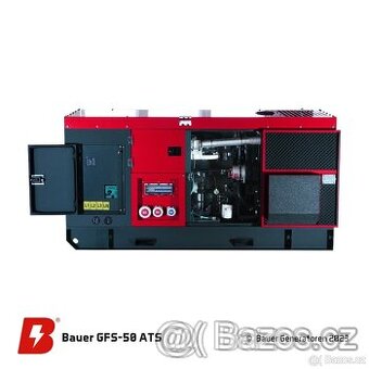 Naftová elektrocentrála Bauer GFS-50 ATS 50 kW/62,5 kVA