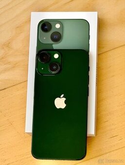 iPhone 13 Green BATERIE 100% TOP