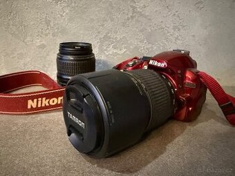 Nikon zrcadlovka se 2 objektivy