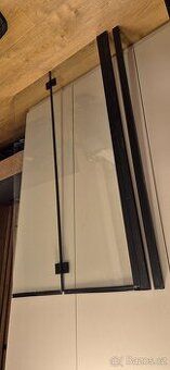 Vanová zástěna skládací 900mm, Polysan Rota Black