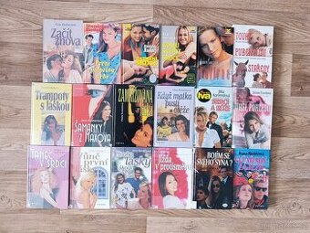 Dívčí romány kus 50,- Kč