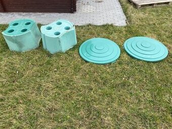 Stojan pod nádobu na vodu 2x s víkem