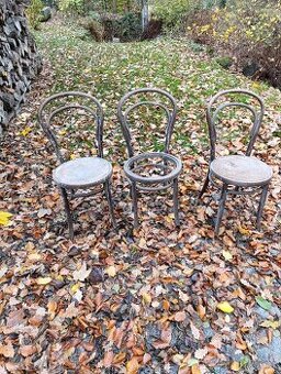3 x židle Thonet