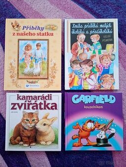 4x kniha pro děti: Kamarádi zvířátka, Garfield, Příběhy z na