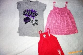 Tričko,triko,tílko,komplet, č. 122 -pěkný stav