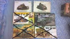 Plastikové modely bojové techniky a letadel