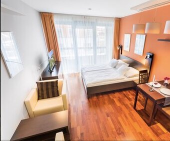 Zařízené 1+kk s balkonem, možnost GS na Albertově