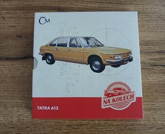 Stříbrná mince Tatra 613 - série "Na kolech"