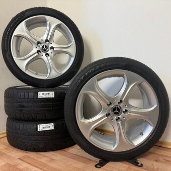 MERCEDES C W205 5x112 R18 ET44+ZIMNÍ 225/45R18 4mm