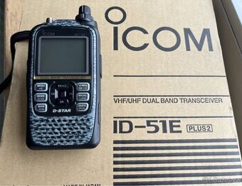 Icom ID-51E Plus2 – NOVÁ GPS, D-STAR, VHF/UHF, IPX7 – TOP