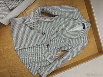 Nové Zara sako bavlna len xs-s