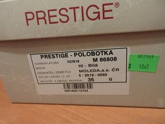 SLEVA - Nové české kožené botasky Prestige - Moleda Zlín 36