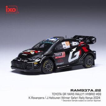 Modely Toyota GR Yaris Rally1 1:43 IXO