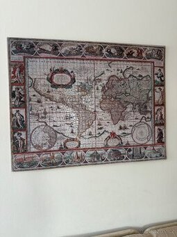 Puzzle historická mapa světa