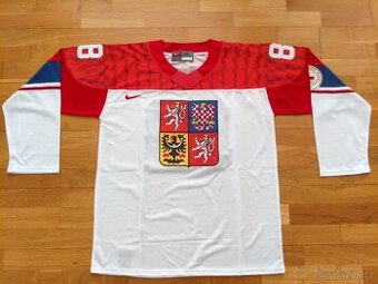 Hokejový dres Česko ZOH 26 - Pastrnak - úplne nový, nenosený