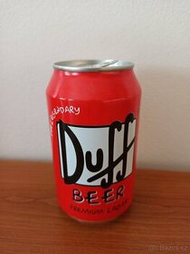 prázdná plechovka od legendárního piva Duff :)