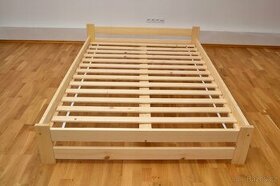 Nová postel 180x200cm borovice + rošt
