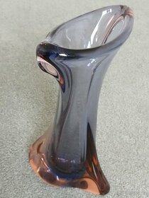 Váza a popelník - hutní sklo - 1