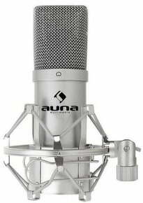 Kondenzátorový mikrofon Auna MIC-900S + držák + pop filter - 1