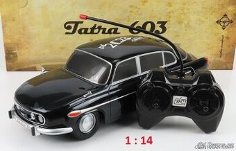 Model Tatra 603/3 vel. 1:14. Škoda 110R 1:24 Tatra HHasiči 1
