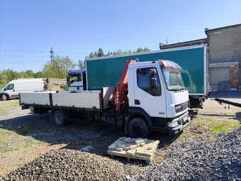 DAF LF45.180,136kw, valník s rukou, 2004, 490tis.km