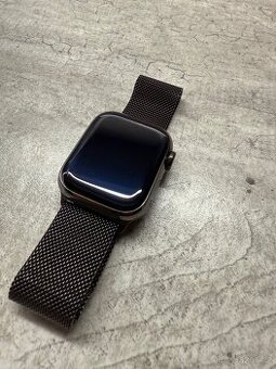 Apple Watch 8, ocelové, cellular, 41mm