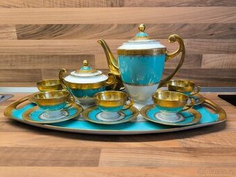 Starožitná Art Deco porcelánová souprava