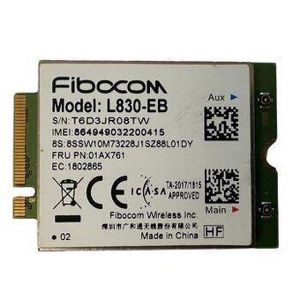 Fibocom L830-EB LTE Modem WWAN s GNSS pro Lenovo ThinkPad –