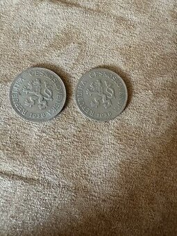 Mince 5kčs (2 ks) - pozůstalost - 1