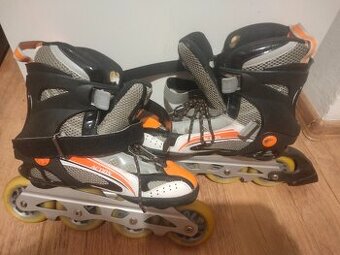 Fitness inline brusle, vel. 41, kolečka 90mm
