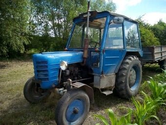 TRAKTOR ZETOR + VALNÍK + LOPATA