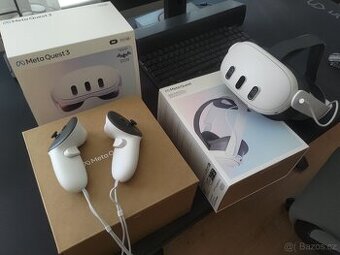 VR Meta Quest 3 + Elite strap s externí baterií