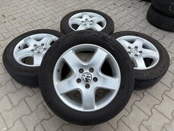 4x al kola 5x120 17 + pneu letní 215/60 R17C