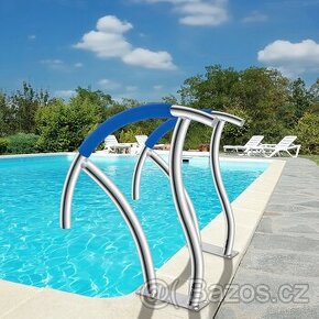 Nerezová bazénová madla - 2 kusy