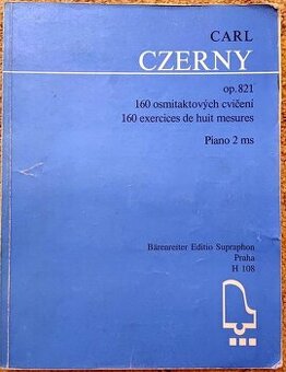 Carl Czerny op. 821 - 160 osmitaktových cvičení