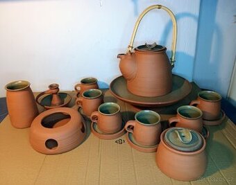 Nová velká čajová souprava. Nepoužitá