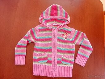 Dívčí svetr na zip - 4-5 let