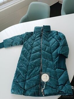 Kabát zeleno modrý S. Novy