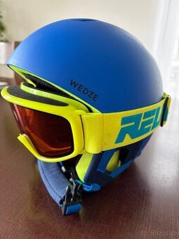 Dětská helma a brýle XS. Wedze a Relax