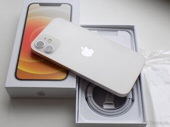 Apple iPhone 12 64GB Bílý - ZÁRUKA 12 MĚSÍCŮ - 100% BATERIE