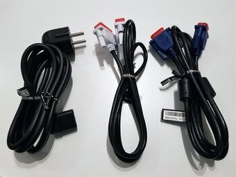 Samsung kabely - 230V, DVI, VGA (DSUB)