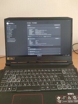 Herní notebook Acer Nitro 5 i7 / 16GB RAM – dobrý stav